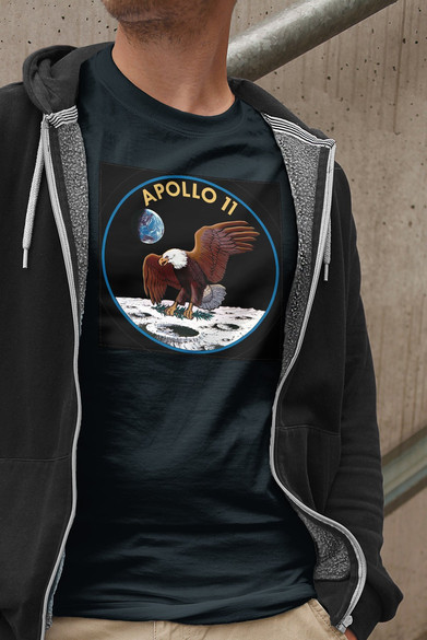 Koszulka z naszywką Apollo 11
