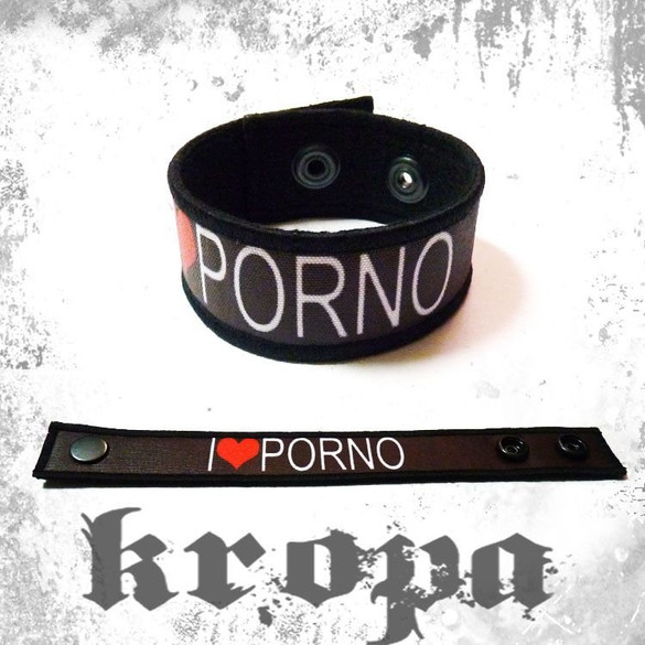 Opaska na rękę - I LOVE PORNO