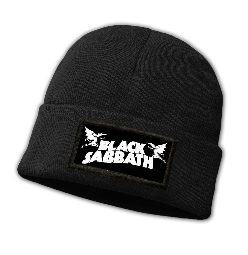 Czapka zimowa z naszywką BLACK SABBATH, roz.Standard