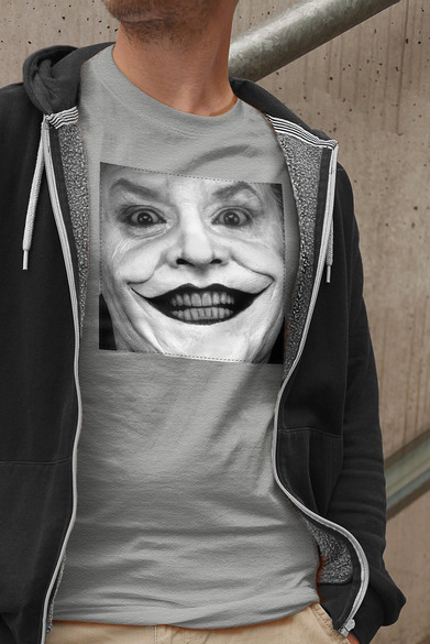 Koszulka z naszywką Joker Jack Nicholson 01