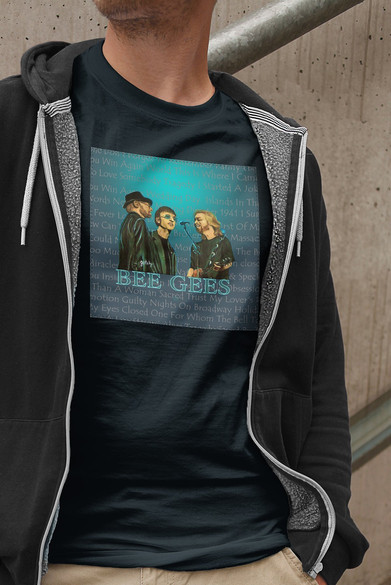 Koszulka z naszywką  Bee Gees  01