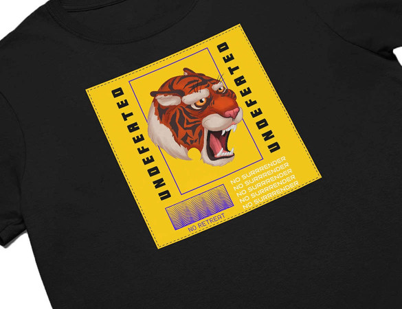 Koszulka z naszywką Tiger