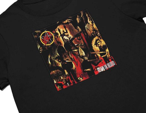 Koszulka z naszywką Slayer Reign in