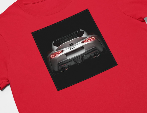 Koszulka z naszywką Toyota back