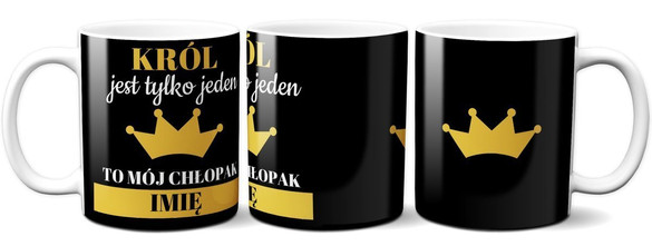 Kubek na Walentynki DODAJ NAPIS!