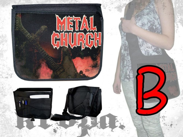 Torba szkolna na ramię METAL CHURCH