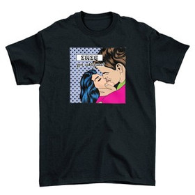 Koszulka z naszywką na Walentynki TWÓJ NAPIS