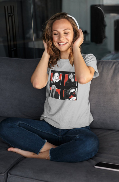 Bluzka damska z naszywką BlackPink Squad