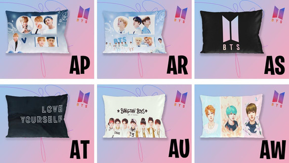 BTS Poduszka + Kubek + Imię Gratis ZESTAW PREZENT