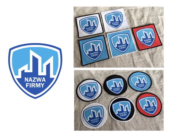 Naszywka Z WŁASNYM NADRUKIEM 10 x 10 cm