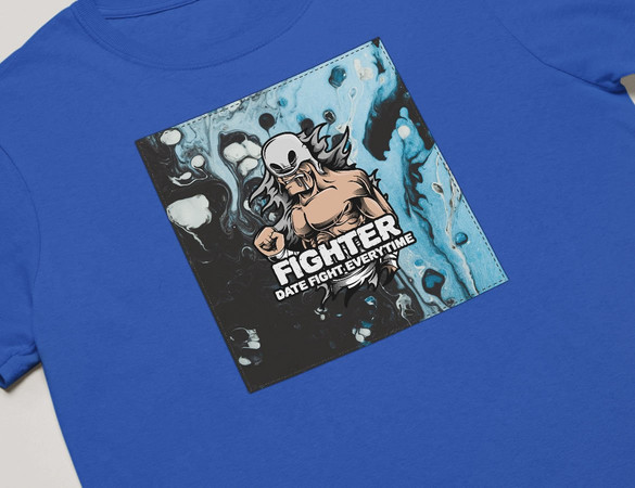 Koszulka z naszywką  FIGHTER