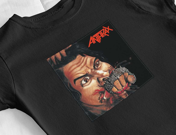 Bluzka damska z naszywką Anthrax Fistful of..