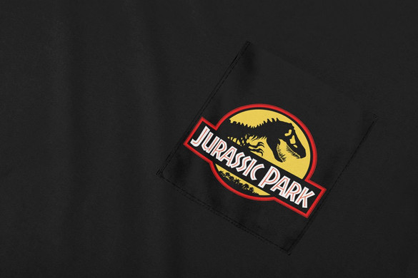Koszulka z kieszonką JURASSIC PARK LOGO