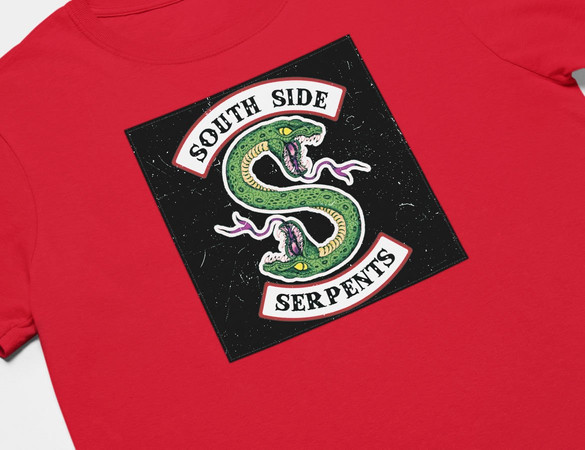 Koszulka z naszywką Riverdale Serpentes