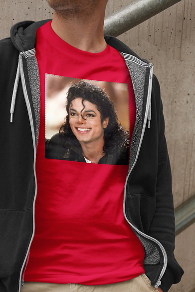 Koszulka z naszywką Michael Jackson 02