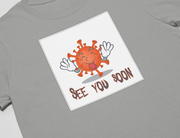 Koszulka z naszywką See You Soon