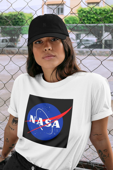 Koszulka z naszywką NASA logo