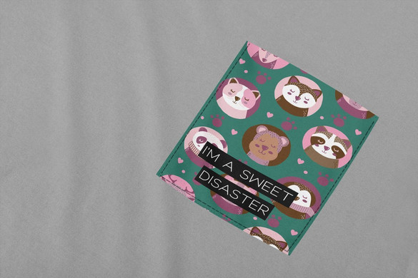 Koszulka z kieszonką SWEET DISASTER 02