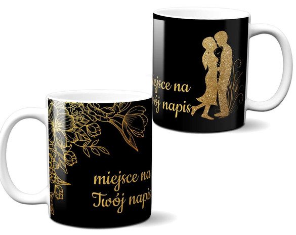 Kubek na Walentynki DODAJ NAPIS!