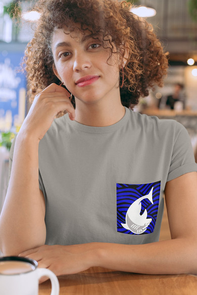 Koszulka z kieszonką REKIN SHARK