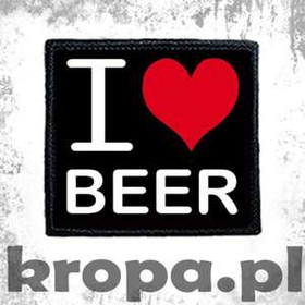 Naszywka I LOVE BEER
