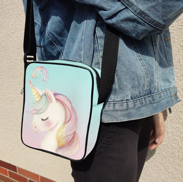 Listonoszka Jednorożec romantyczny – pastelowa, z imieniem