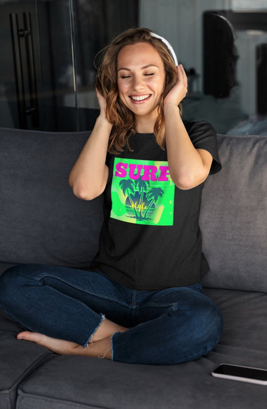 Bluzka damska z naszywką Surf