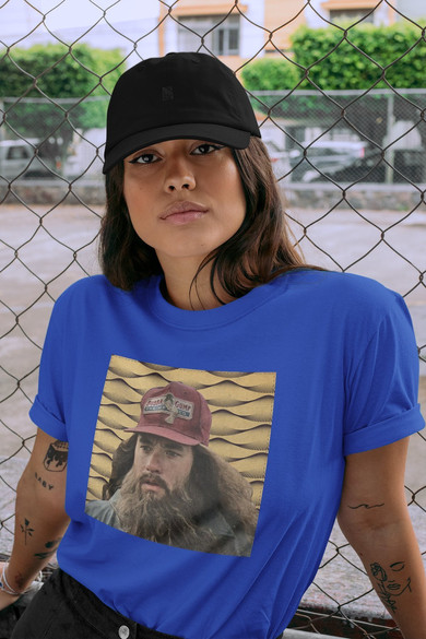 Koszulka z naszywką Forrest Gump beard