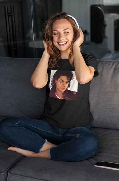 Bluzka damska z naszywką Michael Jackson 05