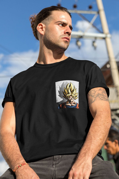 Koszulka z kieszonką DRAGON BALL SON GOKU 2