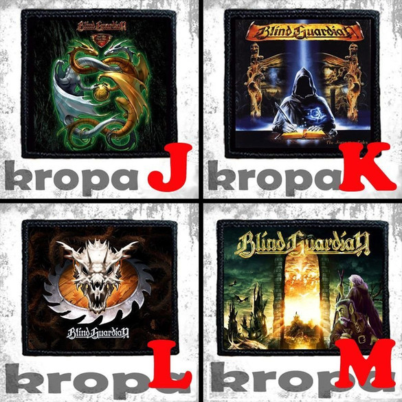 Naszywka BLIND GUARDIAN 10 x 10 cm  Dużo Wzorów!