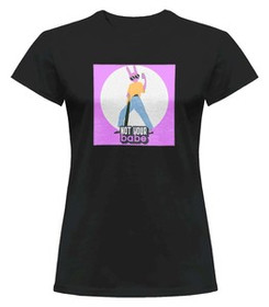 Bluzka damska z naszywką Not your baby