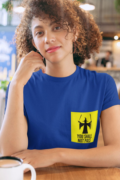 Koszulka z kieszonką YOU SHALL NOT PASS