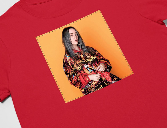 Koszulka z naszywką Billie Eilish 02