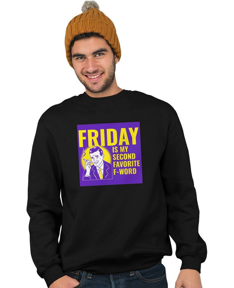 Bluza z naszywką Friday – man