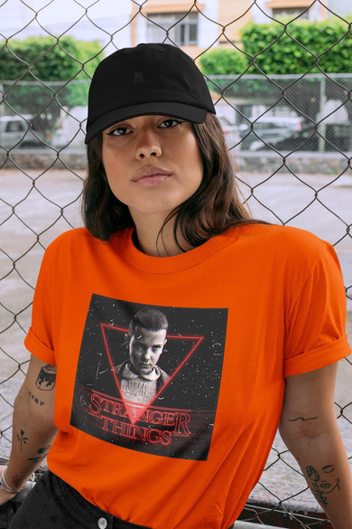 Koszulka z naszywką Stranger Things Eleven