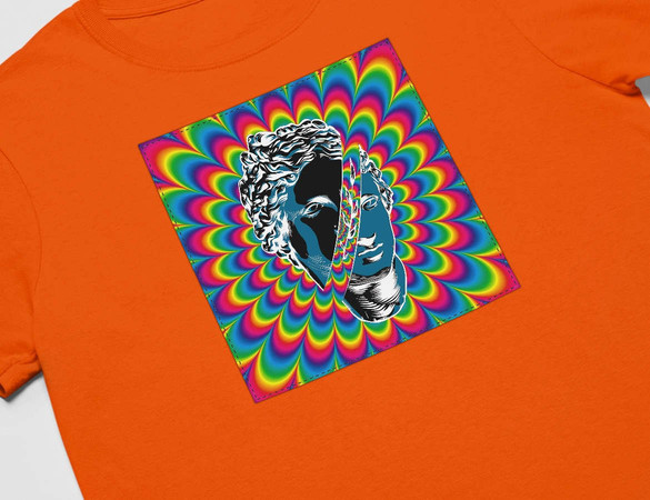 Koszulka z naszywką Psychodelic Athena