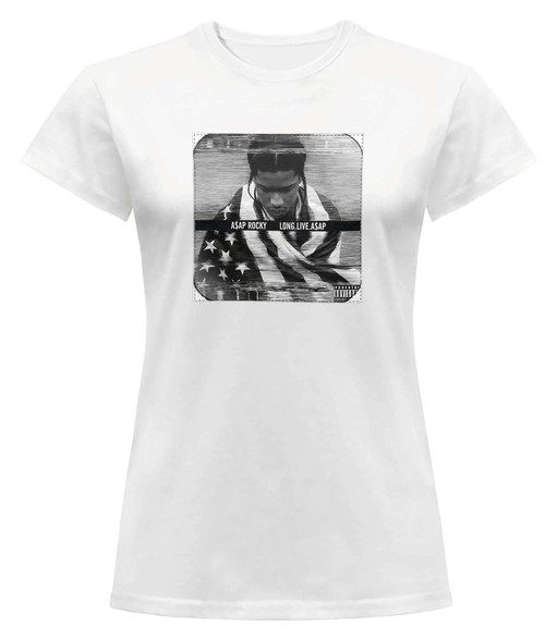 Bluzka damska z naszywką Asap Rocky Long.Live.