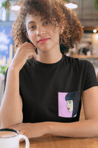 Koszulka z kieszonką PULP FICTION MIA