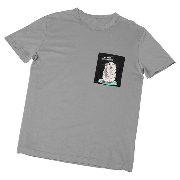 Koszulka z kieszonką No more experiments