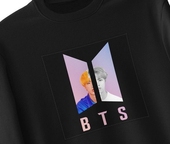 Bluza z naszywką BTS JIN