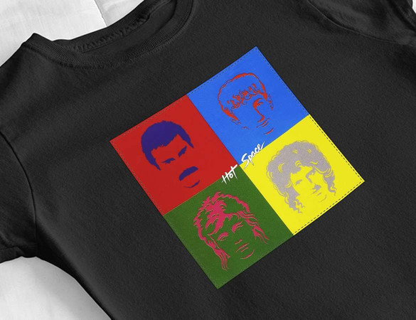 Bluzka damska z naszywką Queen Hot Space 01