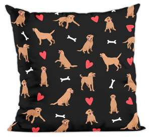 Poduszka pies, piesek labrador wzorek