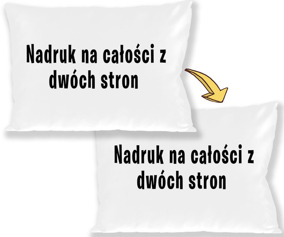 DOPŁATA DO PODUSZKI + 5 zł Poduszka dwustronna