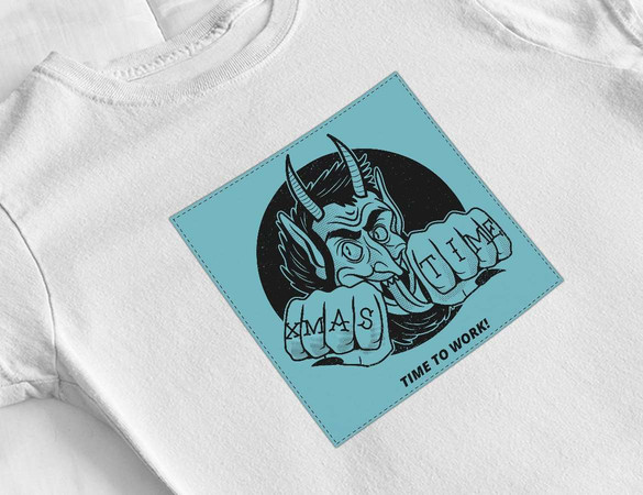 Bluzka damska z naszywką Xmas time