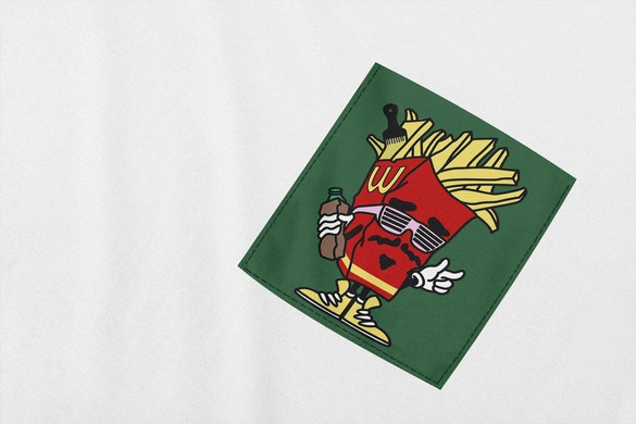 Koszulka z kieszonką POP FRIES