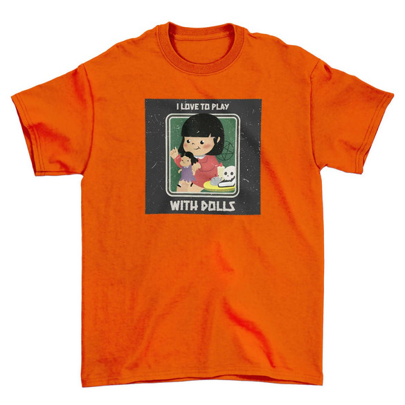 Koszulka z naszywką I love to play...