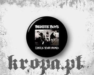 Przypinka - BEASTIE BOYS - CHECK YOUR HEAD