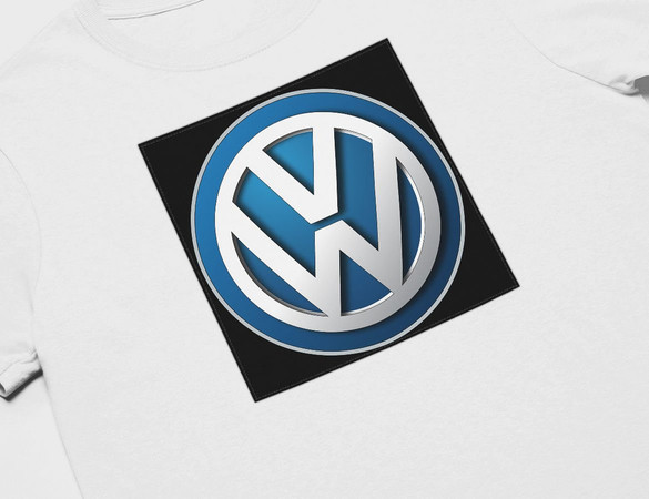 Koszulka z naszywką Volkswagen logo black