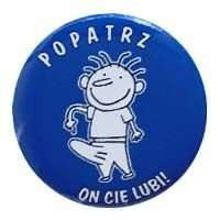 Przypinka POPATRZ ON CIE LUBI